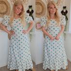 Vintage handgemaakte 70s maxi jurk romy boomsma hippie, Handgemaakt, Ophalen of Verzenden, Zo goed als nieuw, Onder de knie