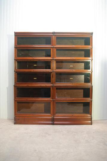 antieke mahonie Globe Wernicke BOEKENKAST VITRINEKAST c.1910 beschikbaar voor biedingen