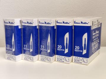Nieuw: Swann Morton scalpelmesjes nr. 11 - 20 beschikbaar voor biedingen
