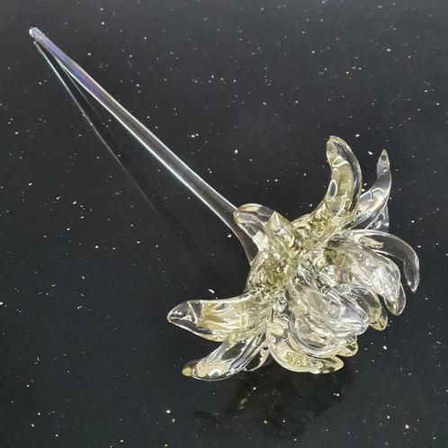 Grote 60 cm! glazen bloem., Antiek en Kunst, Antiek | Glas en Kristal, Ophalen