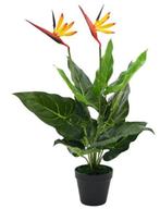 Kunstplant paradijsvogelbloemt 66 cm GRATIS BEZORGD, Verzenden, Nieuw, Binnen
