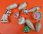 12 antieke vintage kerstornament glas glazen kerstbal, Diversen, Kerst, Ophalen of Verzenden