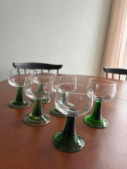 Vintage Roemer wijnglazen, Antiek en Kunst, Antiek | Glas en Kristal, Ophalen