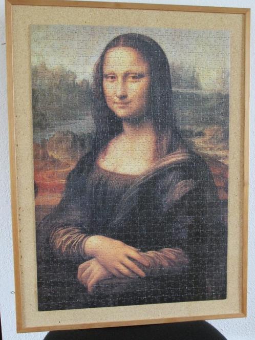 Mona Lisa puzzel uit de collectie van het Louvre, Antiek en Kunst, Curiosa en Brocante, Ophalen of Verzenden