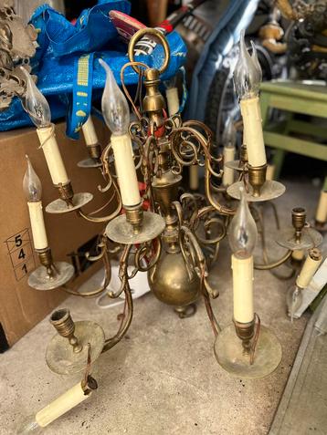 Bronzen Kandelaar Plafondlamp - 12 Lamps beschikbaar voor biedingen