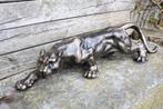 Panter | Gietijzer | 40cm | 4kg, Ophalen of Verzenden, Zo goed als nieuw, Metaal, Dierenbeeld