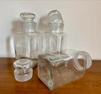 Van Melle glazen flessen met deksel (3 stuks), Minder dan 50 cm, Glas, Ophalen of Verzenden, Zo goed als nieuw