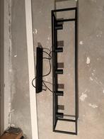 Industriële hanglamp staal (5x e27), Ophalen, Zo goed als nieuw, Industrieel, Metaal