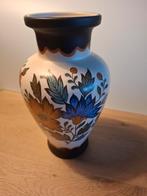 Flora Gouda Plateel Vaas, Antiek en Kunst, Antiek | Vazen, Ophalen of Verzenden