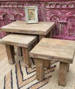 Shabby/Ibiza/India/Tafeltje/Tafeltjes/Krukje/Set, Ophalen