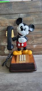 Mickey mouse telefoon. Vintage. 40 jaar oud., Ophalen of Verzenden, Mickey Mouse, Zo goed als nieuw
