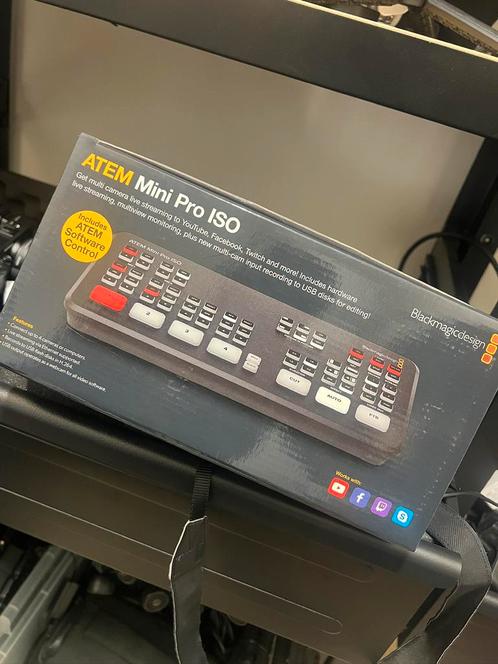 ATEM Mini Pro ISO, Audio, Tv en Foto, Professionele Audio-, Tv- en Video-apparatuur, Zo goed als nieuw, Video, Ophalen of Verzenden
