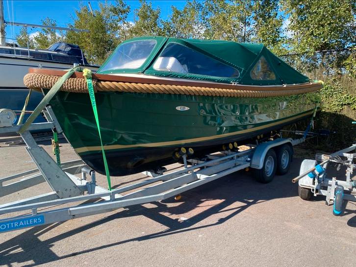 Zeer mooie maril sloep 795, Watersport en Boten, Sloepen, Gebruikt, 30 tot 50 pk, 6 meter of meer, Binnenboordmotor, Diesel, Polyester