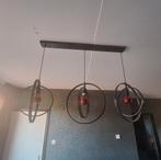 Industriële eettafel lamp, Huis en Inrichting, Lampen | Hanglampen, Ophalen, Metaal, Industrieel, 75 cm of meer