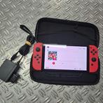 Nintendo Switch Oled Rood met MarioKart 8 deLuxe en garantie, Switch OLED, Met games, Ophalen of Verzenden, Zo goed als nieuw