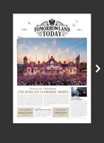 Gezocht!! Tomorrowland newspaper 20 juli 2025, Eén persoon