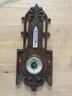 oud weerstation barometer thermometer, 100% in orde, Audio, Tv en Foto, Weerstations en Barometers, Ophalen, Gebruikt, Weerstation