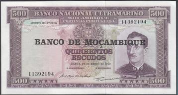 Mozambique bankbiljet 500 Escudos ND (1976-old date 22.3.67) beschikbaar voor biedingen