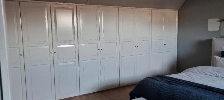 ZGAN IKEA PAX TYSSEDAL deuren 50x195cm wit + scharnieren, Huis en Inrichting, Kasten | Kledingkasten, Zo goed als nieuw, 150 tot 200 cm