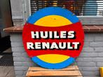 Renault Huiles Vintage Reclamebord, Ophalen of Verzenden