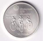 Canada 10 Dollar 1974 Prachtig Wielrennen, Postzegels en Munten, Munten | Amerika, Verzenden, Noord-Amerika, Losse munt, Zilver