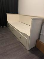 Uitschuifbaar bed van de IKEA met lades, Huis en Inrichting, Slaapkamer | Slaapbanken, 90 cm, Ophalen of Verzenden, 210 cm, Wit