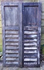 * Set hordeuren met panelen* Brocante
