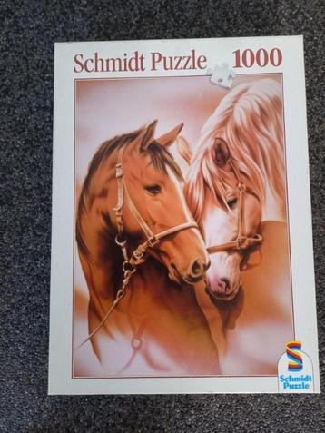 *  Puzzel Merry en Hengst 1000 stukjes Schmidt , NIEUW * beschikbaar voor biedingen