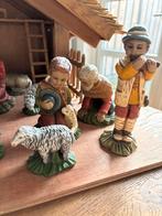 Kerststal beeldjes set, Verzamelen, Beelden en Beeldjes, Ophalen, Zo goed als nieuw, Religie