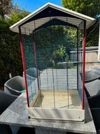 Mooie ruime vogelkooi, Ophalen, Gebruikt, Metaal, Vogelkooi