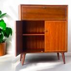 Vintage dressoir | wandkast | klepkast | mid century design, Ophalen, 100 tot 150 cm, Teakhout, Minder dan 150 cm