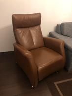 Leren fauteuil / ligstoel, Huis en Inrichting, Fauteuils, Ophalen, Zo goed als nieuw, 75 tot 100 cm, Leer