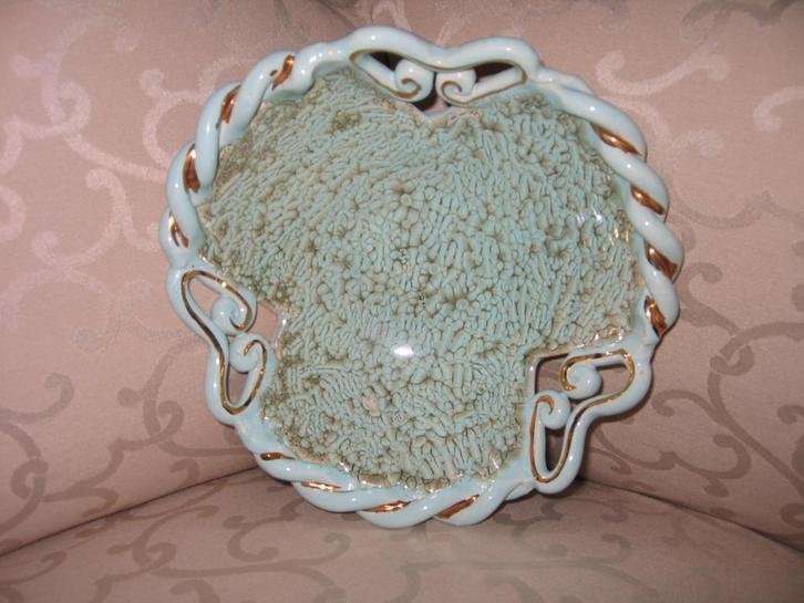 Brocante Jumbo plateel bonbonschaaltje fifties, Antiek en Kunst, Curiosa en Brocante, Ophalen of Verzenden