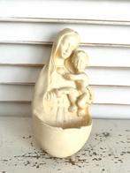 Vintage wijwatervat wijwaterbakje Maria met kind 15 cm, Antiek en Kunst, Ophalen