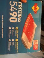FRITZ!Box 5490 - Glasvezel Router/Modem - Nieuwstaat!, Computers en Software, Routers en Modems, Ophalen of Verzenden, Nieuw, Router met modem