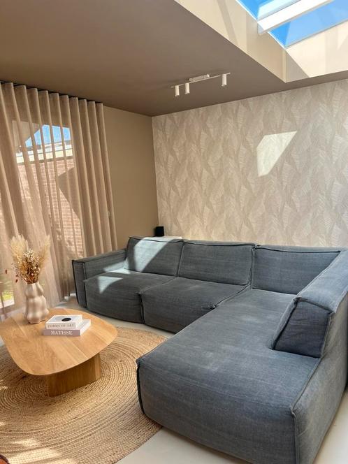 Element hoekbank maxime (kleur kiss grey), Huis en Inrichting, Banken | Bankstellen, Zo goed als nieuw, Hoekbank, Vierpersoons of meer