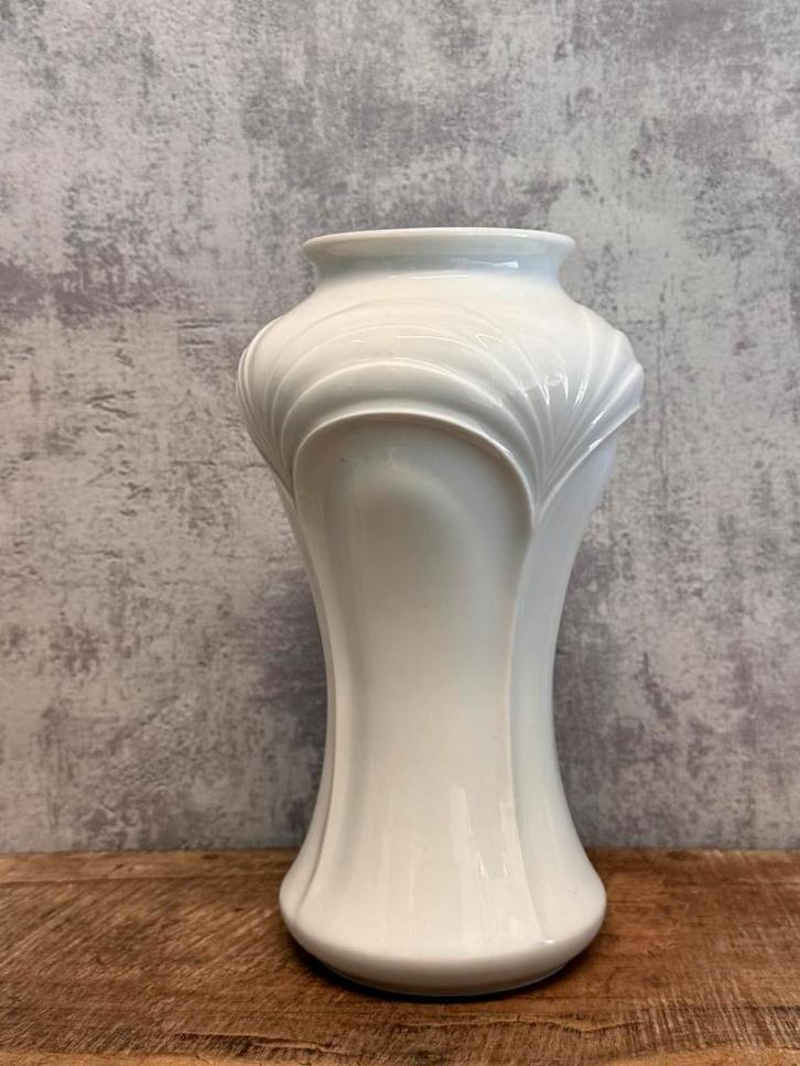 Witte vintage porseleinen Bavaria vaas Art Deco, Antiek en Kunst, Antiek | Vazen, Verzenden