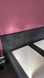 Te koop: Hoofdboard Swiss Sense Boxspring 180x200. Grijs., Ophalen, Tweepersoons, Zo goed als nieuw, 180 cm