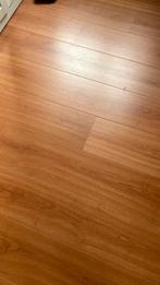 Gratis +/- 30m2 click laminaat kersen, Ophalen, Kunststof, Gebruikt, 10 m² of meer
