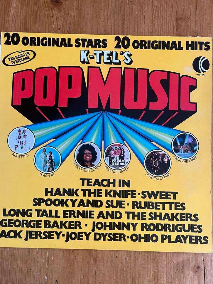 K-Tel's Pop Music LP - Verzamelalbum, Cd's en Dvd's, Vinyl | Verzamelalbums, Pop, Ophalen of Verzenden