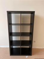 3x Ikea 8 vaks expedit kallax open kast vakkenkast 4x2 zwart, Ophalen, 5 laden of meer, 50 tot 100 cm, Zo goed als nieuw
