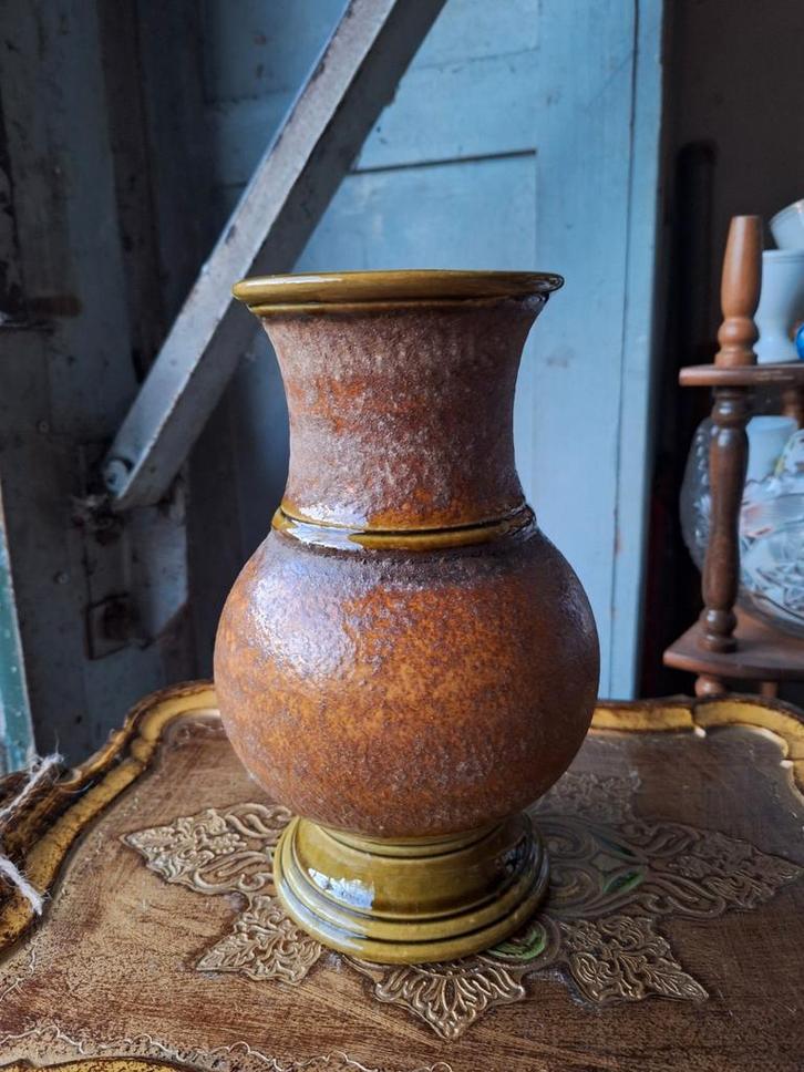 Vintage Scheurich Keramik West-Germany 70's vaas 1496/22, Antiek en Kunst, Antiek | Vazen, Ophalen of Verzenden