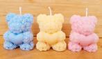 Handgemaakte teddybeer kaarsen van 100% sojawas, Ophalen, Nieuw, Kraamcadeau