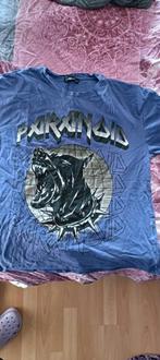 Tk paranoïd shirt valt als l hardcore gabber, Verzenden, Zo goed als nieuw, Korte mouw