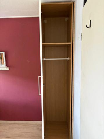 IKEA Pax kast hout met witte deur 50x58x236cm - afbeelding 3