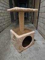 Krabpaal 56cm met opbergbox en een stand Tiaki, Dieren en Toebehoren, Ophalen of Verzenden, Zo goed als nieuw, Krabpaal