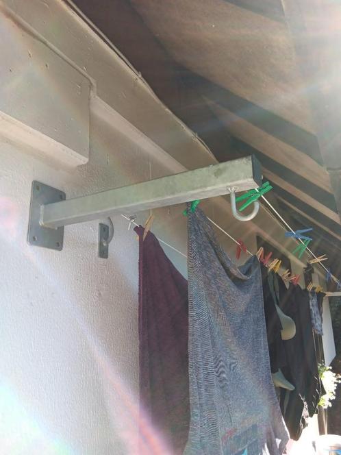 Duurzame ijzersterke waslijnmuurbeugels voor binnen / buiten, Witgoed en Apparatuur, Wasmachines, Nieuw, Ophalen of Verzenden