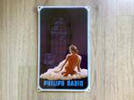 Vintage PHILIOS RADIO emaille reclame bord, Ophalen of Verzenden