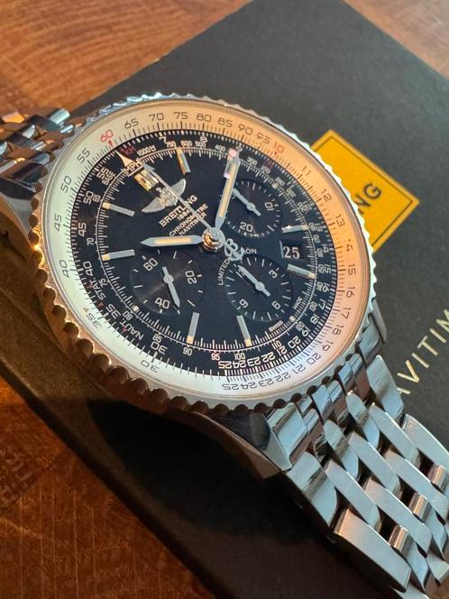 Breitling Navitimer B01 japan limited edition 2017, Sieraden, Tassen en Uiterlijk, Horloges | Heren, Zo goed als nieuw, Leer, Ophalen of Verzenden