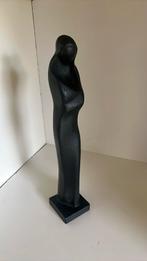 Vintage art deco, massief gietijzer sculptuur van vrouw, Antiek en Kunst, Ophalen of Verzenden